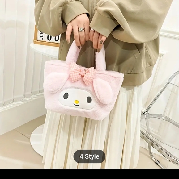 New Sanrio my melody plush purse bags.  Choose 1 - Picture 1 of 10